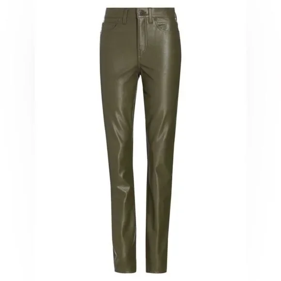 Veronica Beard NWT Debbie Faux Leather Skinny Jeans in Loren Size 29 MSRP $298